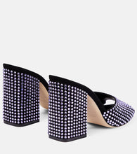 Paris Texas Holly Anja embellished suede mules