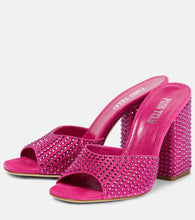 Paris Texas Holly Anja embellished suede mules