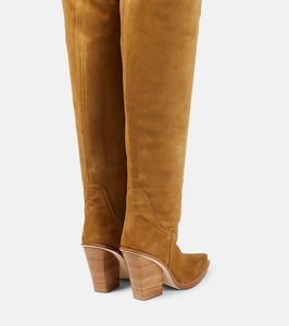 Paris Texas Holly Dakota suede over-the-knee boots