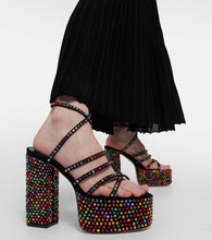 Paris Texas Holly Evita embellished leather sandals
