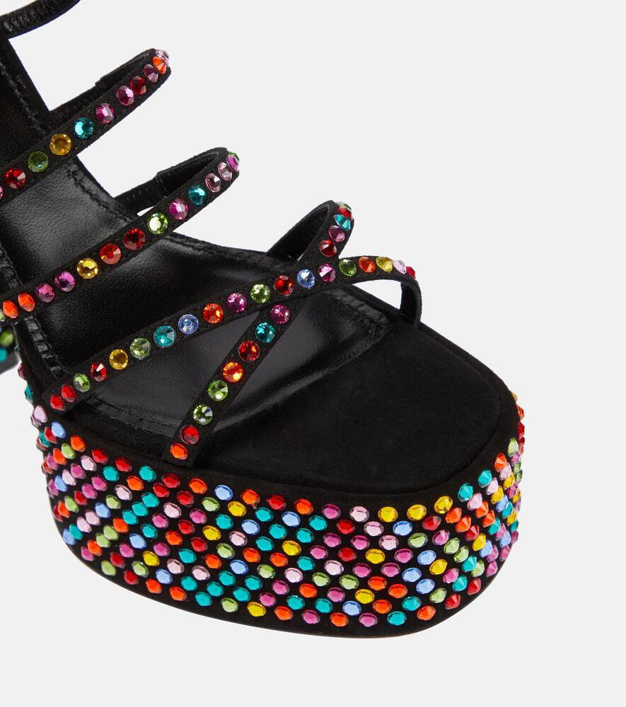 Paris Texas Holly Evita embellished leather sandals