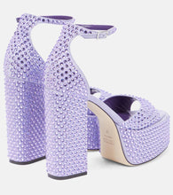 Paris Texas Holly Tatiana embellished leather platform sandals