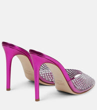 Paris Texas Holly embellished PVC mules