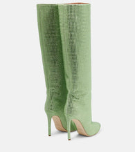 Paris Texas Holly embellished leather knee-high boots