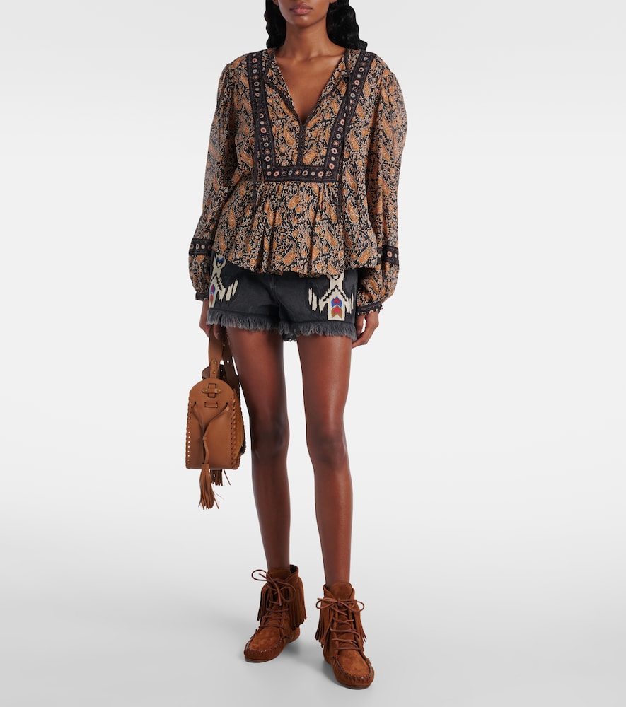 Paris Texas Indiana fringed suede ankle boots