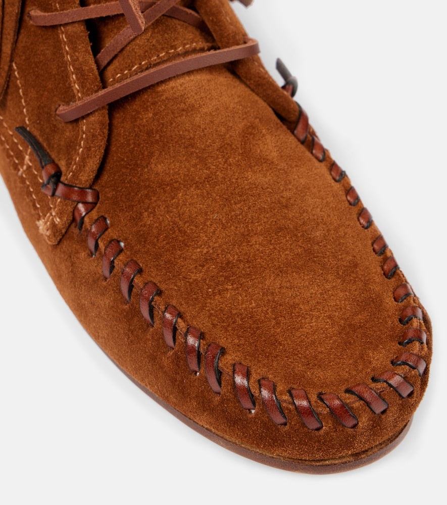 Paris Texas Indiana fringed suede ankle boots