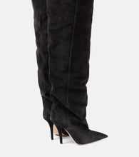 Paris Texas Ines 105 suede over-the-knee boots