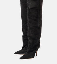 Paris Texas Ines 105 suede over-the-knee boots