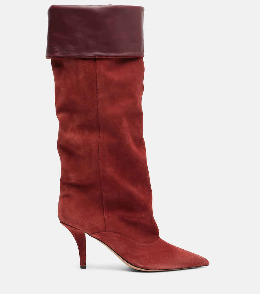 Paris Texas Ines 75 suede knee-high boots