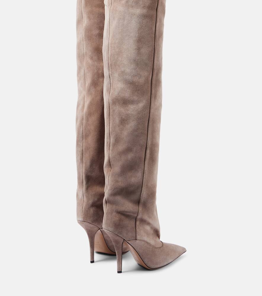 Paris Texas Ines suede over-the-knee boots