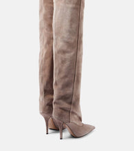Paris Texas Ines suede over-the-knee boots