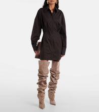 Paris Texas Ines suede over-the-knee boots