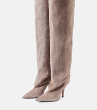 Paris Texas Ines suede over-the-knee boots