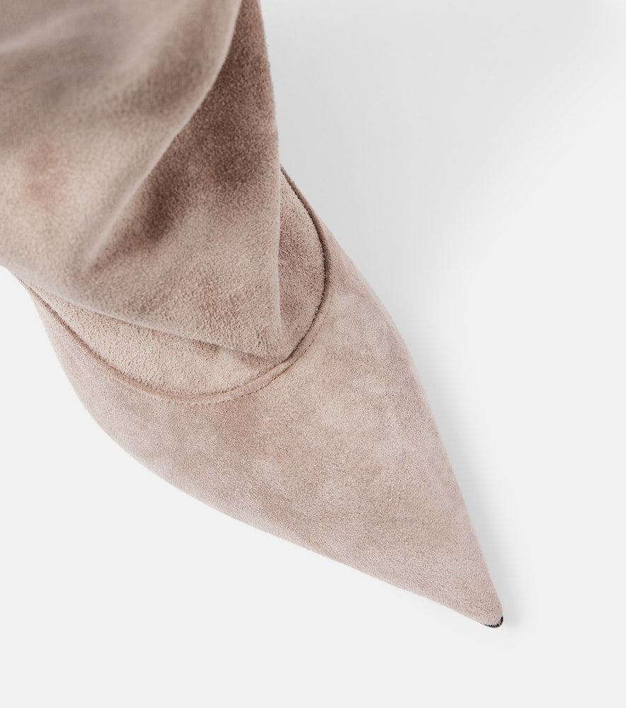 Paris Texas Ines suede over-the-knee boots