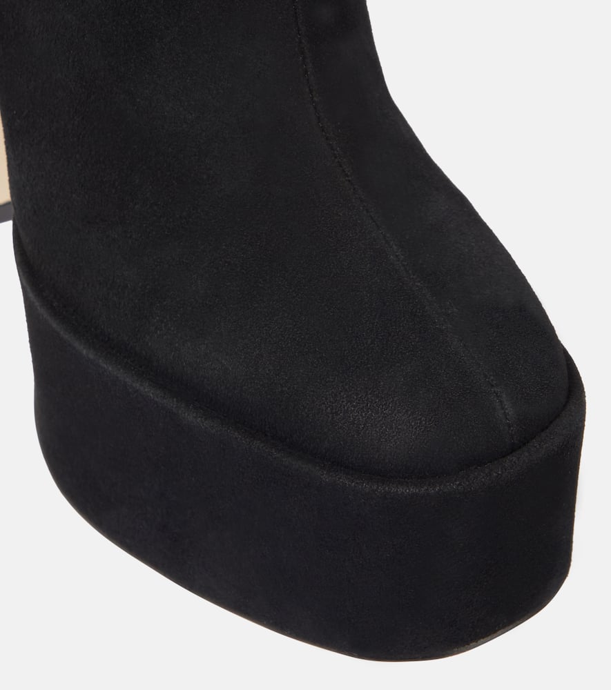 Paris Texas Ivana suede platform ankle boots