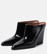 Paris Texas Jane 100 brushed calf clogs
