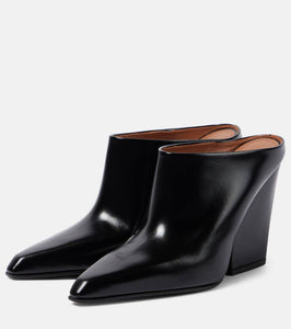 Paris Texas Jane 100 brushed calf clogs