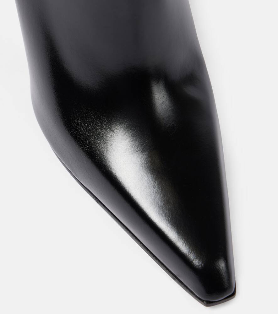 Paris Texas Jane 100 brushed calf clogs