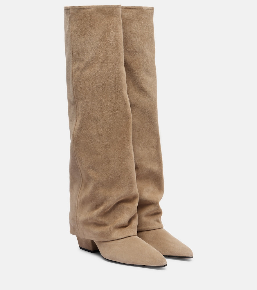 Paris Texas Jane 60 suede knee-high boots