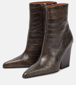 Paris Texas Jane leather ankle boots
