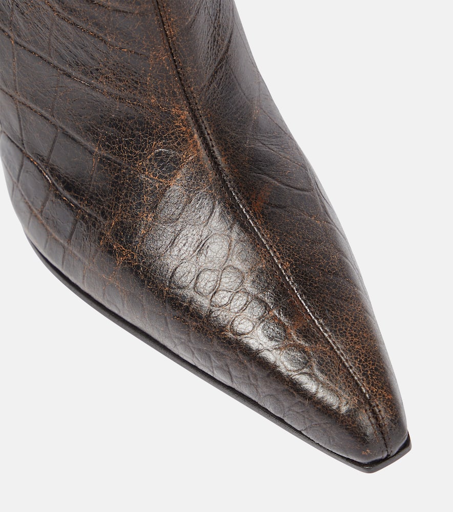 Paris Texas Jane leather ankle boots