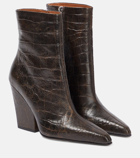 Paris Texas Jane leather ankle boots