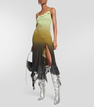 Paris Texas Jane metallic leather knee-high boots