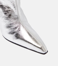 Paris Texas Jane metallic leather knee-high boots