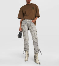 Paris Texas Jane snake-print leather ankle boots