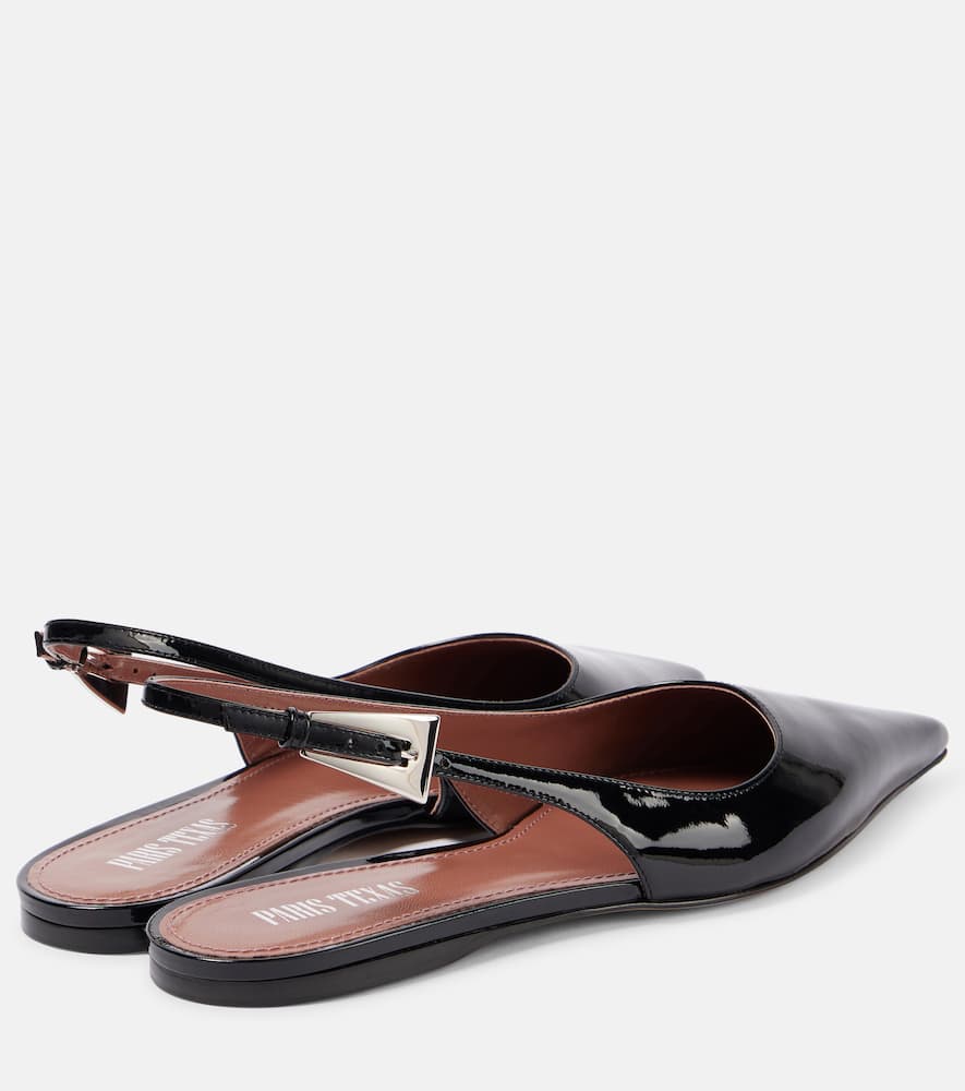Paris Texas Jessica 10 patent leather slingback flats