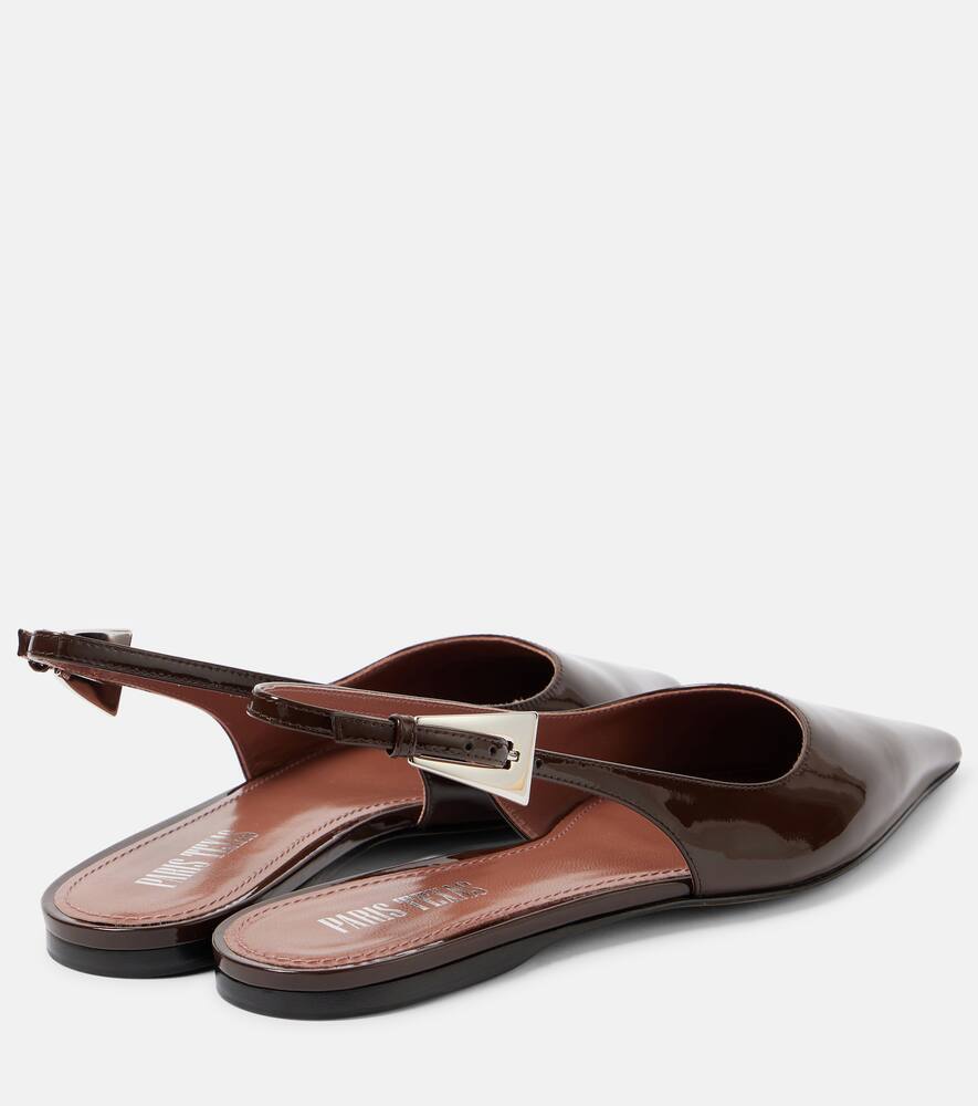 Paris Texas Jessica 10 patent leather slingback flats