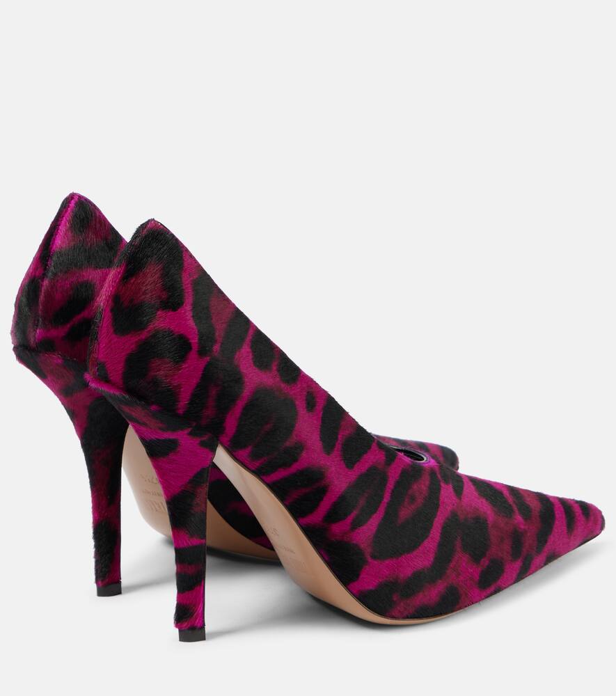 Paris Texas Jessica 105 leopard-print calf hair pumps