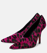 Paris Texas Jessica 105 leopard-print calf hair pumps