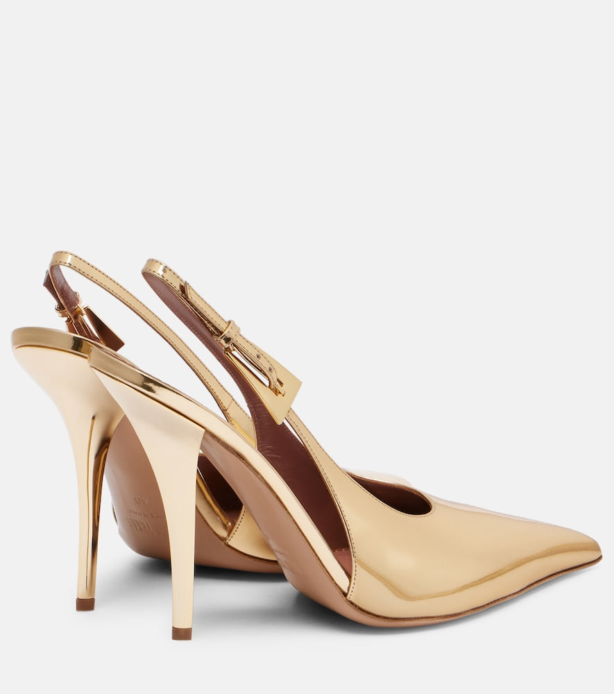 Paris Texas Jessica 105 patent leather slingback pumps