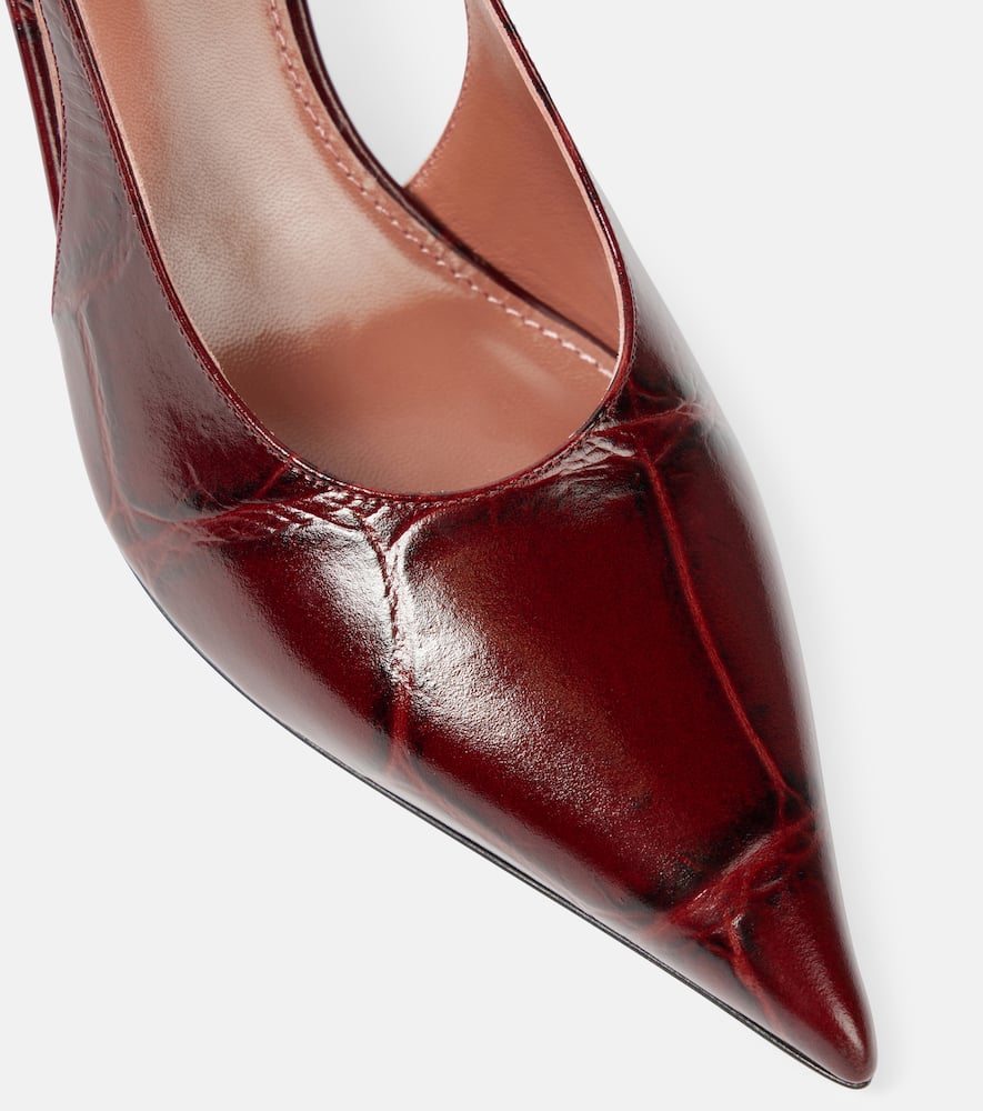 Paris Texas Jessica 75 leather slingback pumps