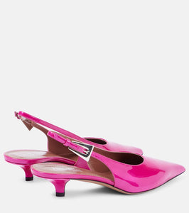 Paris Texas Jessica patent leather slingback pumps