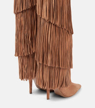 Paris Texas Jessie 105 fringed suede knee-high boots