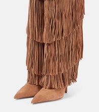 Paris Texas Jessie 105 fringed suede knee-high boots