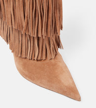 Paris Texas Jessie 105 fringed suede knee-high boots