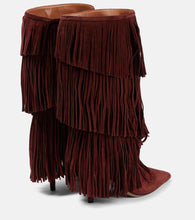 Paris Texas Jessie 75 fringed suede knee-high boots