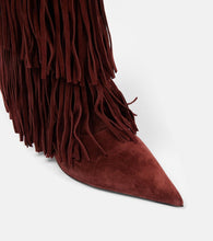 Paris Texas Jessie 75 fringed suede knee-high boots