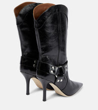 Paris Texas June leather mid-calf boots