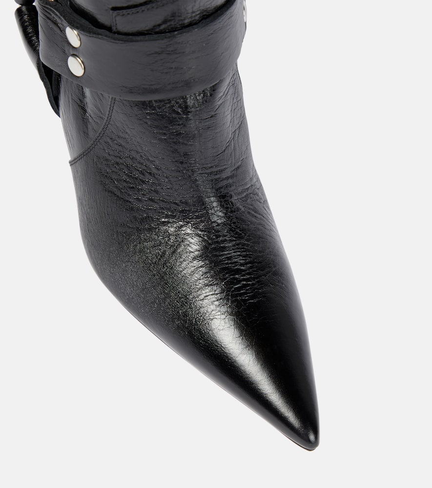 Paris Texas June leather mid-calf boots