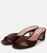 Paris Texas Lara 50 suede mules