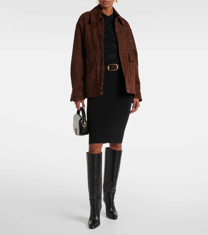 Paris Texas Lavinia 100 leather knee-high boots