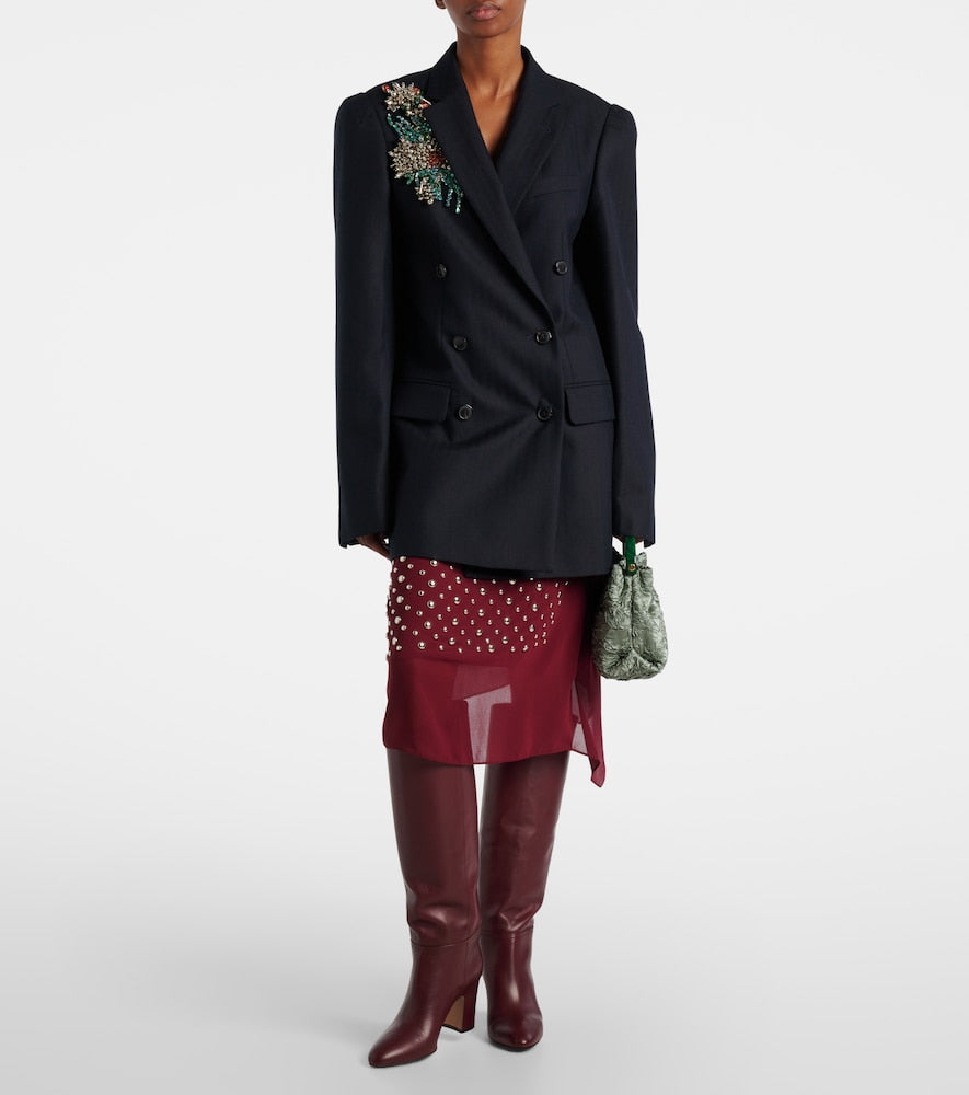 Paris Texas Lavinia 75 leather knee-high boots