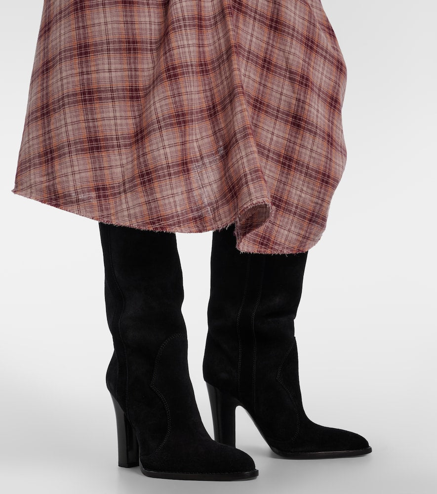 Paris Texas Lavinia suede knee-high boots