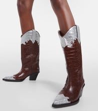 Paris Texas Leather cowboy boots