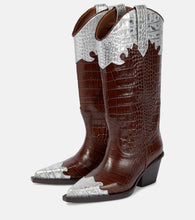 Paris Texas Leather cowboy boots