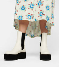 Paris Texas Leather platform Chelsea boots